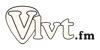 Vlvt.fm Pick Wordmark Coal Outline on Shell